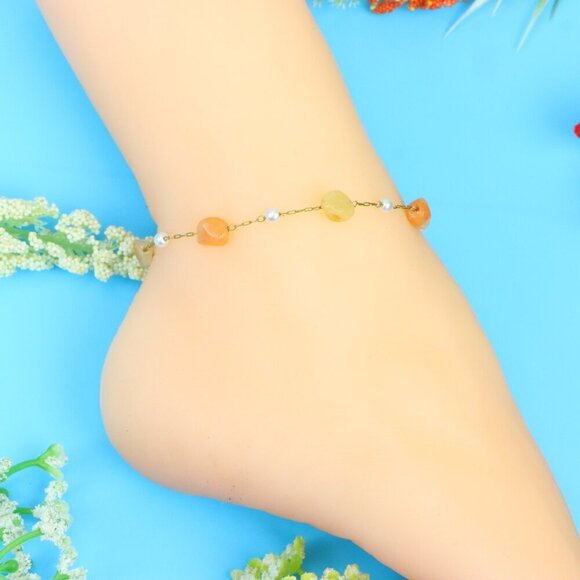 Elegant Handmade Anklet – Perfect for Women & Girls | Ideal Gift Option, DYC1601 - Picture 1 of 10